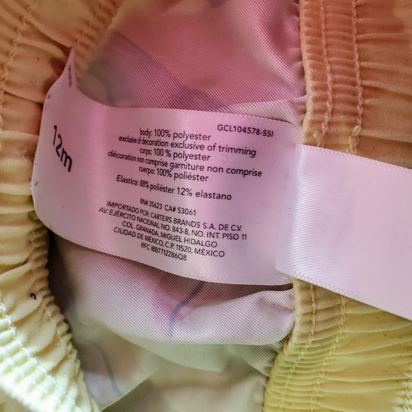 Rashguard And Swim Trunks 2pc Set By Carter's Child Of Mine Size 12m EUC - Picture 13 of 16